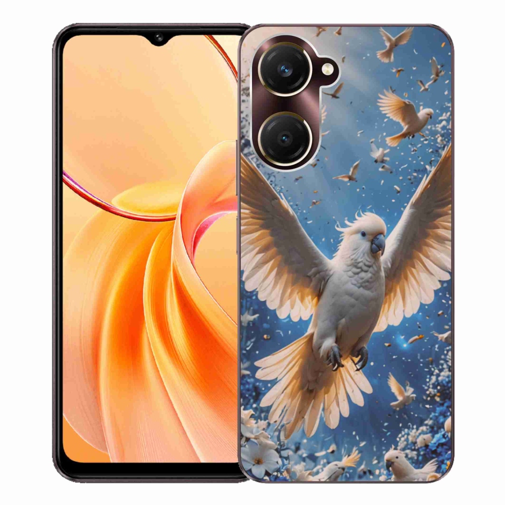 Gelový kryt mmCase na Vivo Y28s 5G - papoušek kakadu