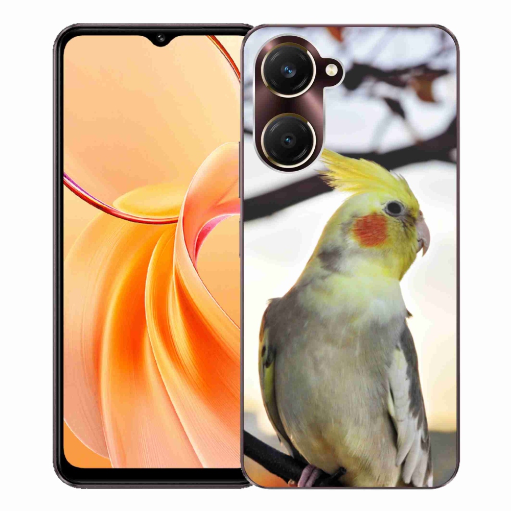 Gelový kryt mmCase na Vivo Y28s 5G - papoušek korela