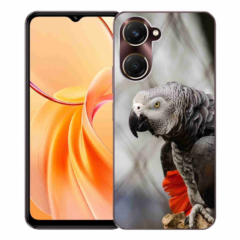 Gelový kryt mmCase na Vivo Y28s 5G - papoušek žako 3