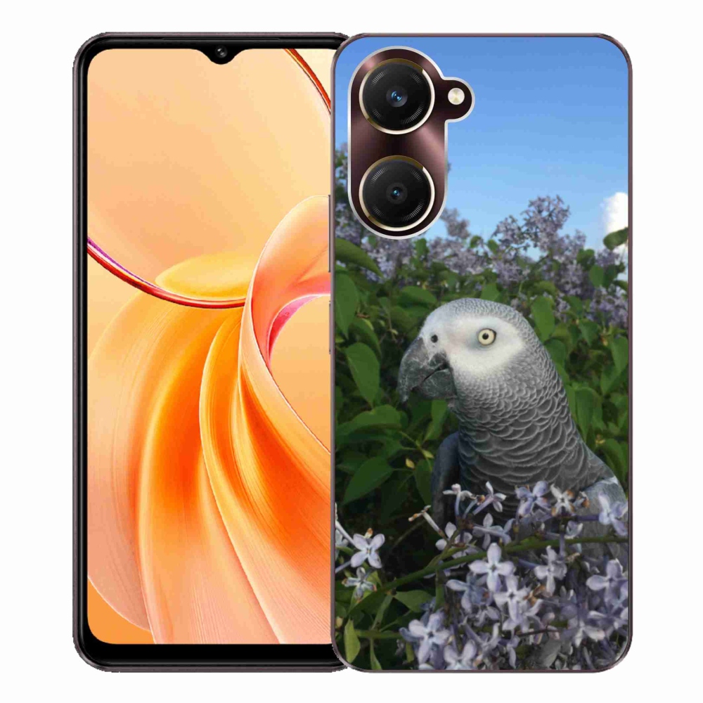 Gelový kryt mmCase na Vivo Y28s 5G - papoušek žako