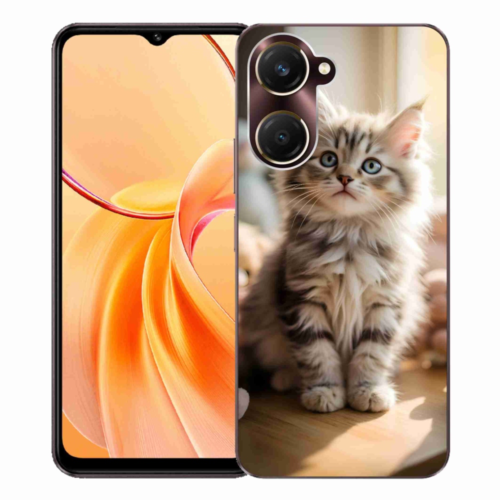 Gelový kryt mmCase na Vivo Y28s 5G - roztomilé kotě 10