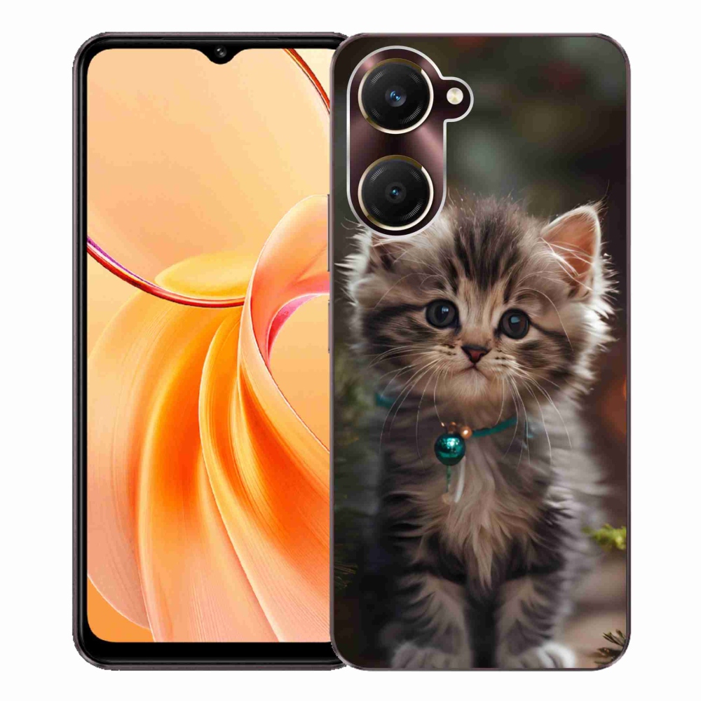 Gelový kryt mmCase na Vivo Y28s 5G - roztomilé kotě 11