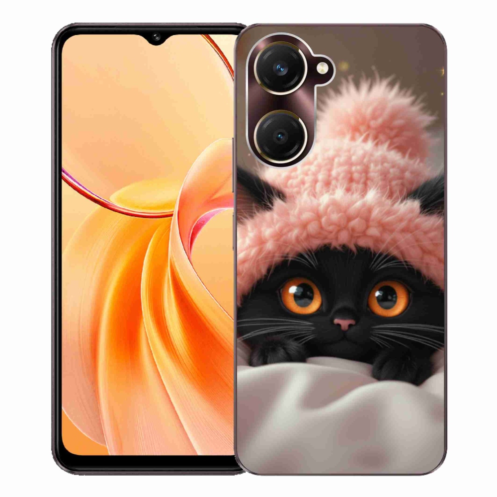 Gelový kryt mmCase na Vivo Y28s 5G - roztomilé kotě 7