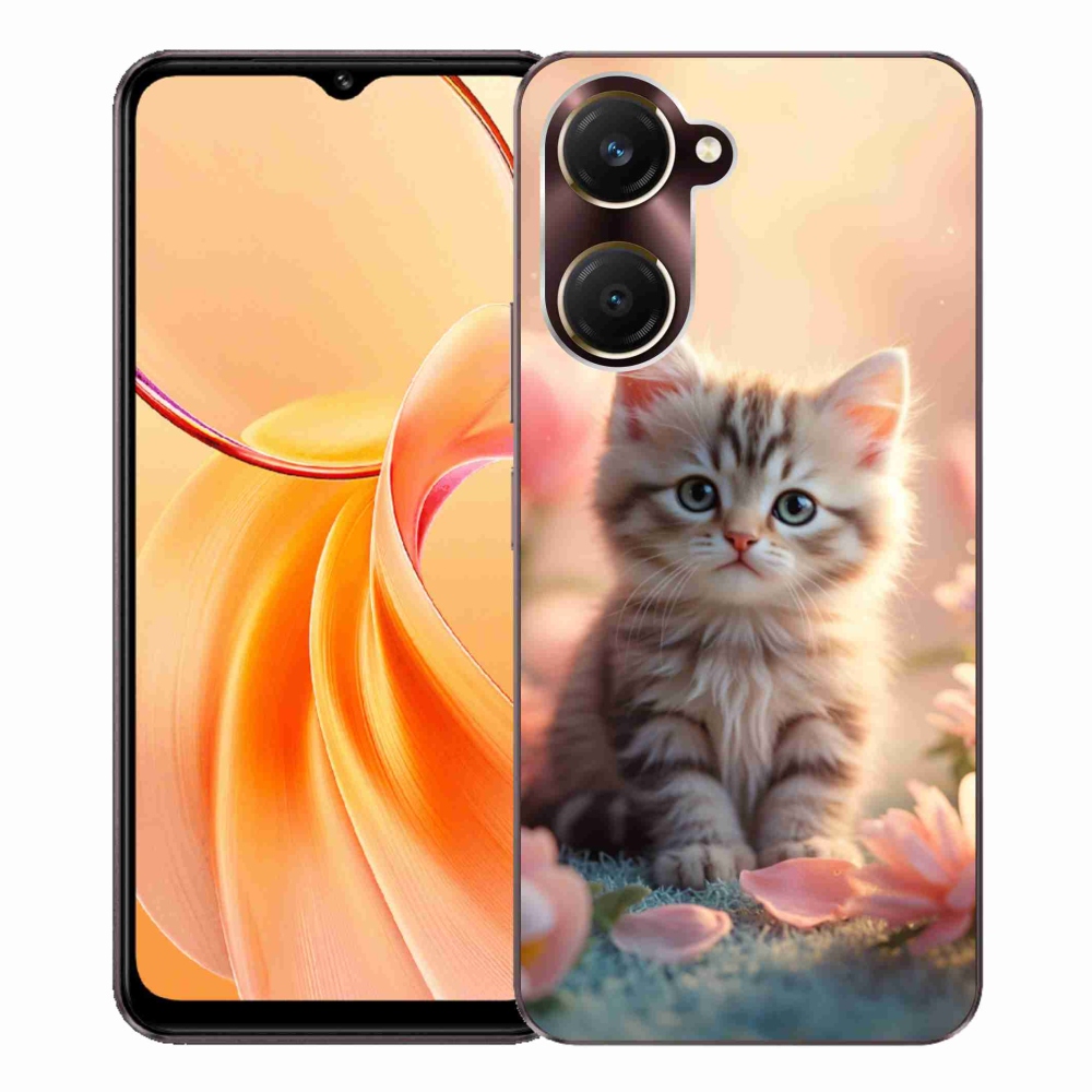 Gelový kryt mmCase na Vivo Y28s 5G - roztomilé kotě 8