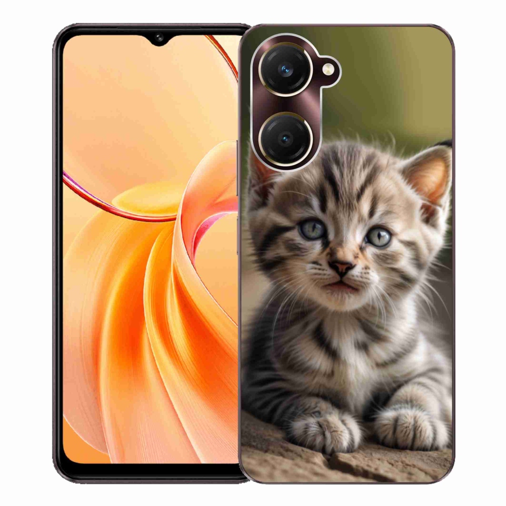 Gelový kryt mmCase na Vivo Y28s 5G - roztomilé kotě 9