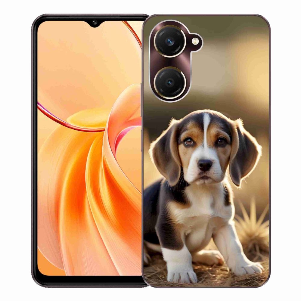 Gelový kryt mmCase na Vivo Y28s 5G - roztomilý bígl