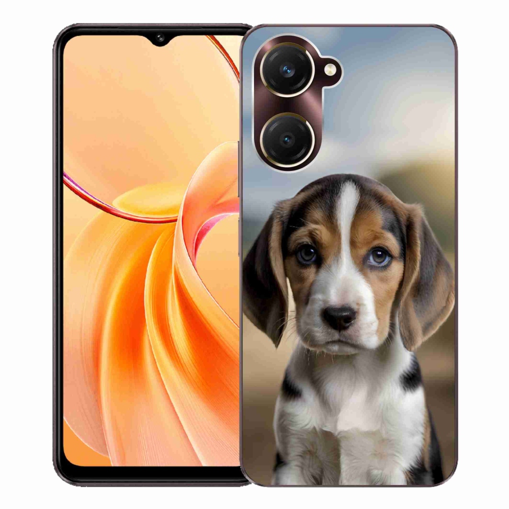 Gelový kryt mmCase na Vivo Y28s 5G - roztomilý bígl