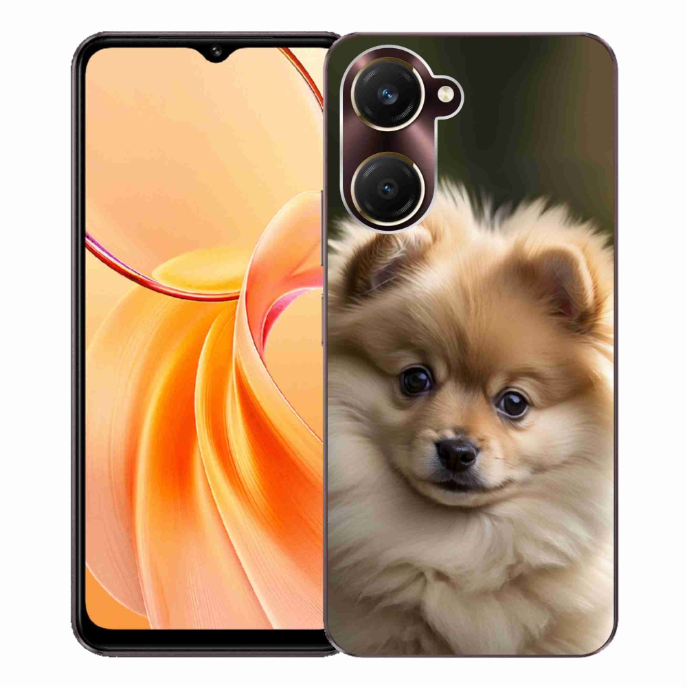 Gelový kryt mmCase na Vivo Y28s 5G - roztomilý pomeranian 2