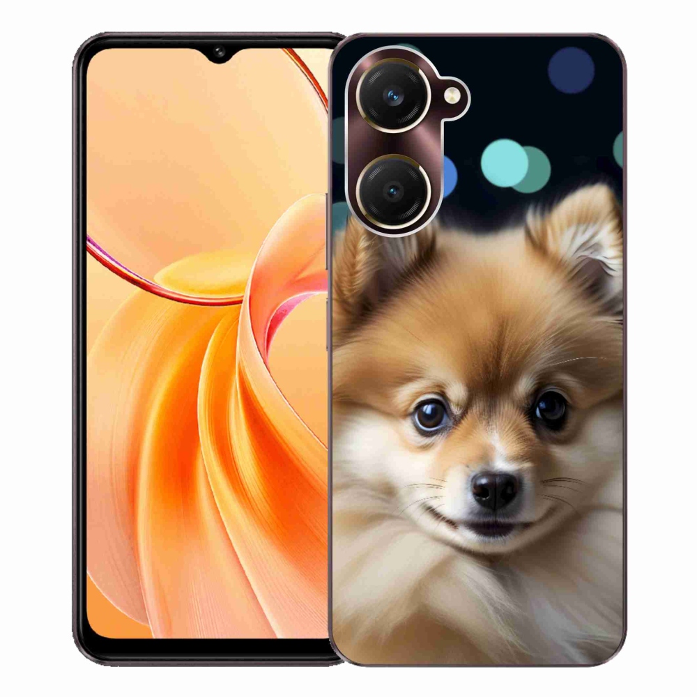 Gelový kryt mmCase na Vivo Y28s 5G - roztomilý pomeranian