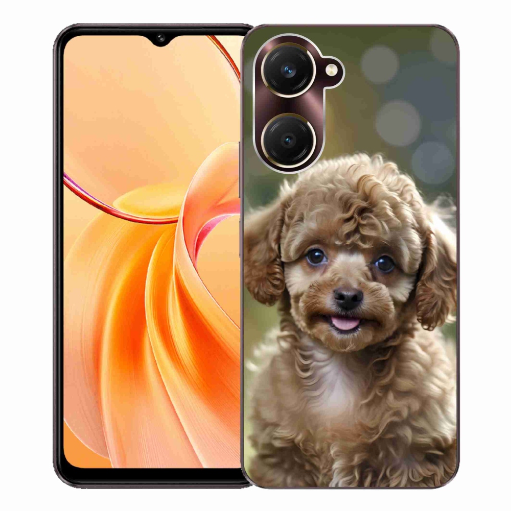 Gelový kryt mmCase na Vivo Y28s 5G - roztomilý pudl