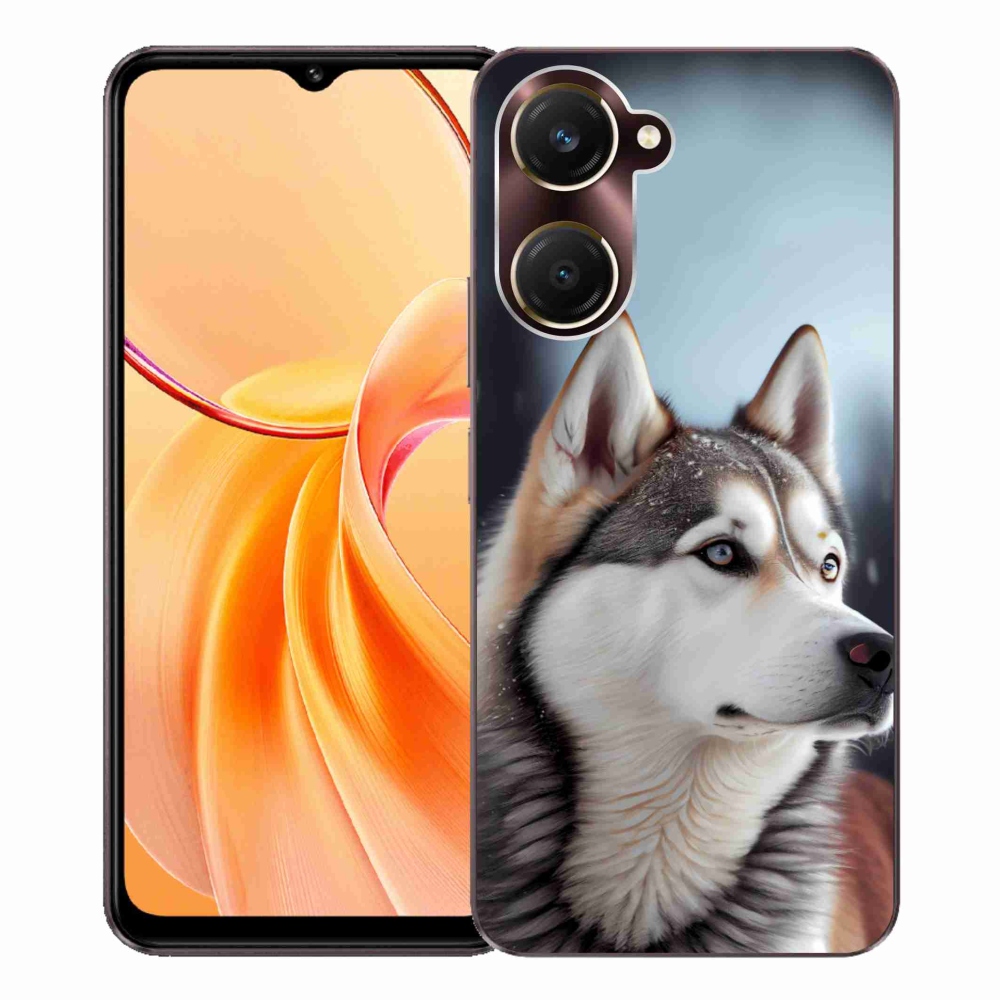 Gelový kryt mmCase na Vivo Y28s 5G - sibiřský husky