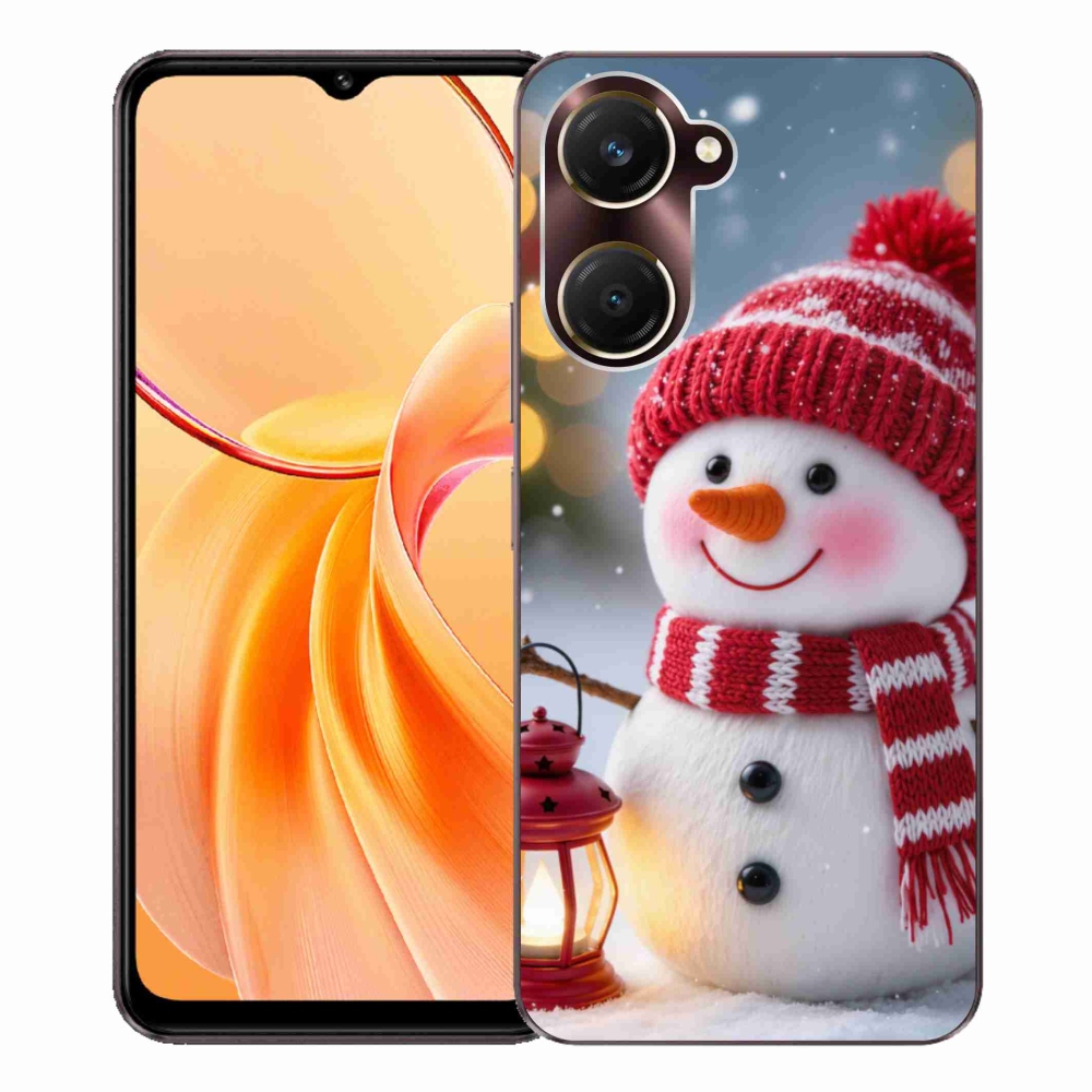 Gelový kryt mmCase na Vivo Y28s 5G - sněhulák 2