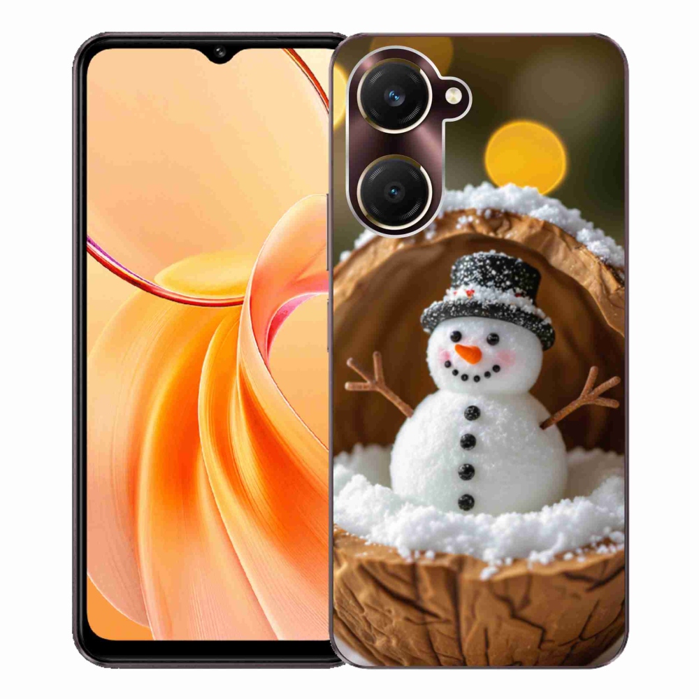 Gelový kryt mmCase na Vivo Y28s 5G - sněhulák 4