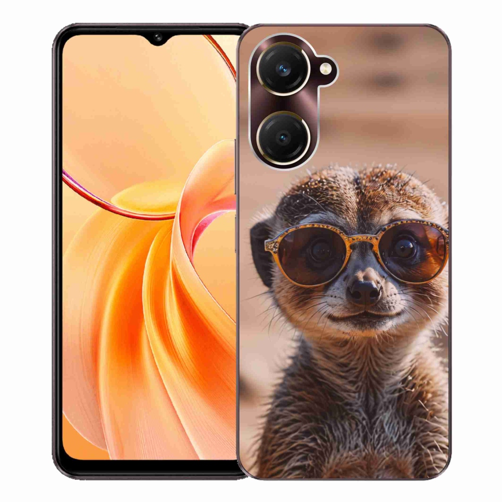 Gelový kryt mmCase na Vivo Y28s 5G - stylová surikata