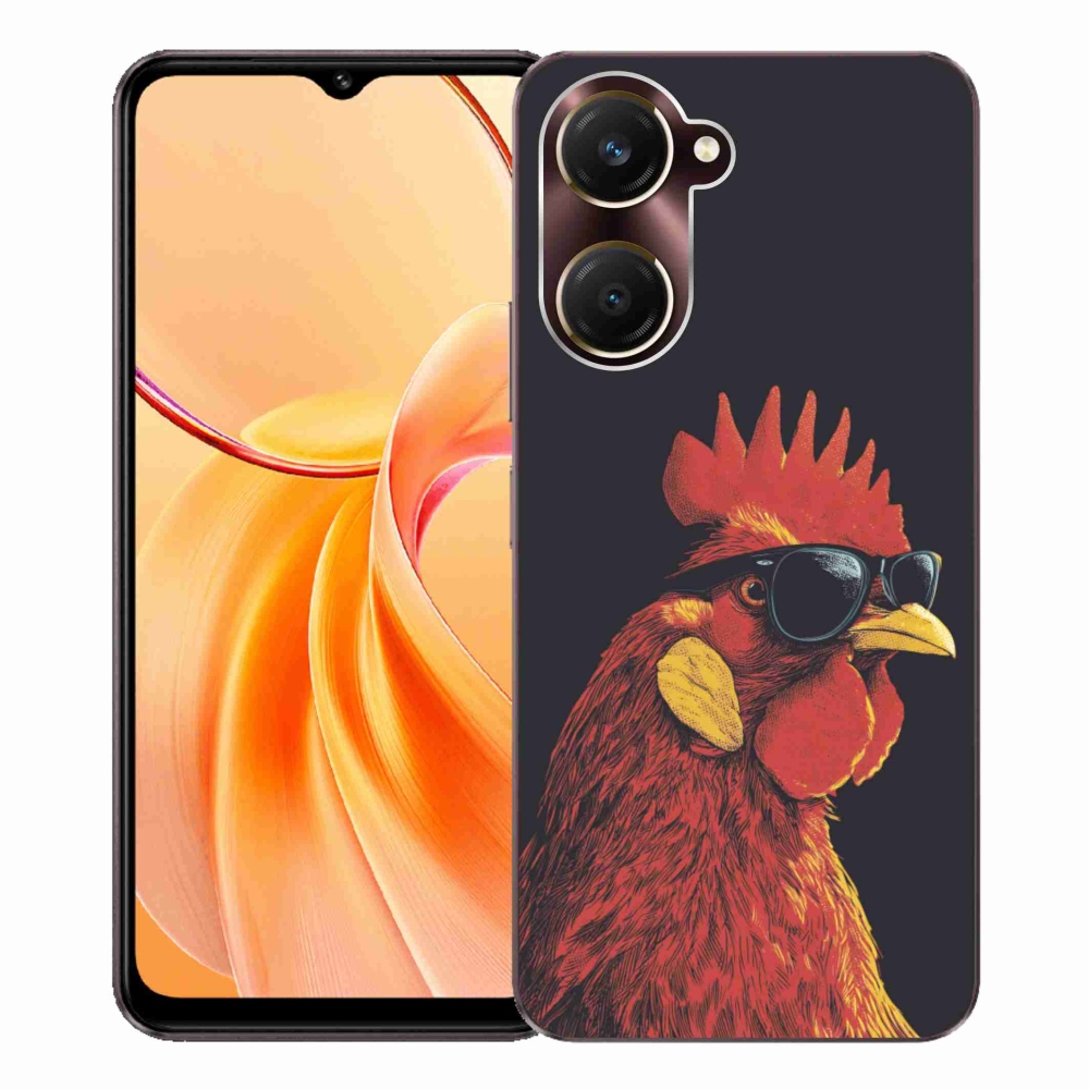 Gelový kryt mmCase na Vivo Y28s 5G - stylový kohout