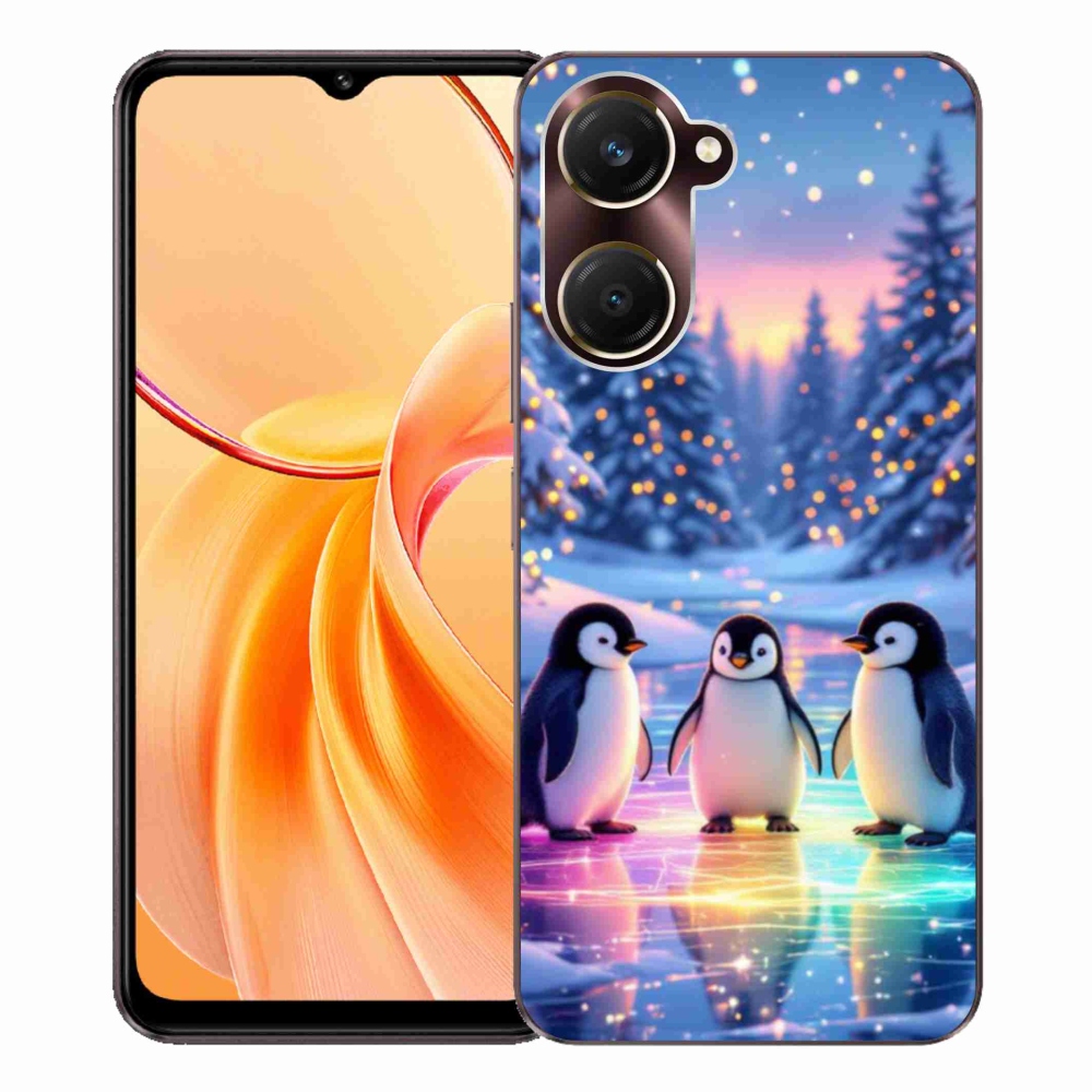 Gelový kryt mmCase na Vivo Y28s 5G - tučnáci