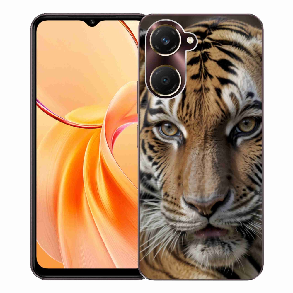 Gelový kryt mmCase na Vivo Y28s 5G - tygří pohled