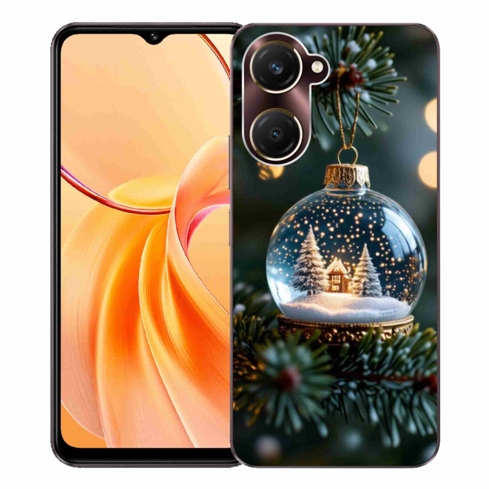 Gelový kryt mmCase na Vivo Y28s 5G - vánoční koule 2