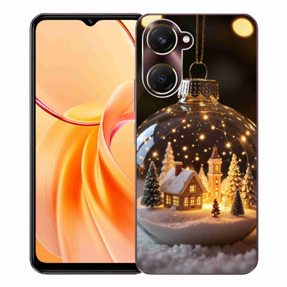 Gelový kryt mmCase na Vivo Y28s 5G - vánoční koule 3