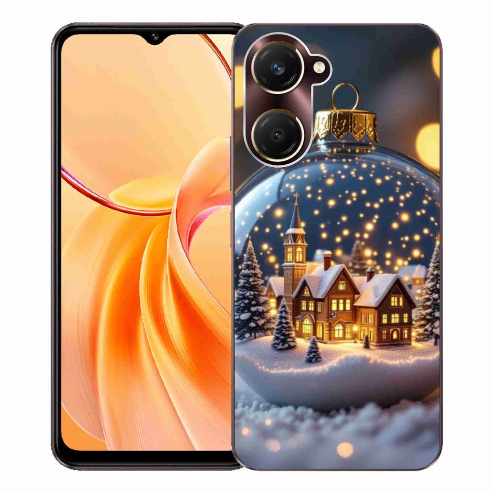 Gelový kryt mmCase na Vivo Y28s 5G - vánoční koule 4