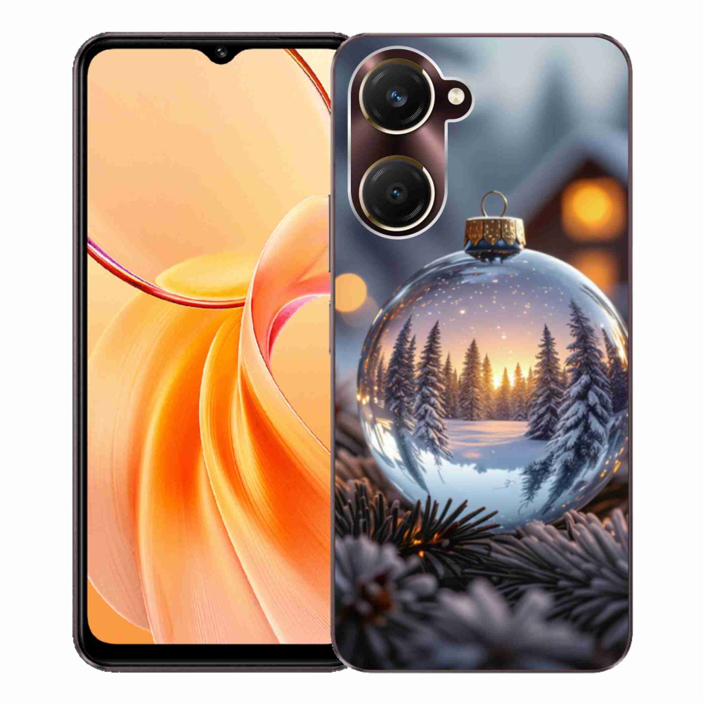 Gelový kryt mmCase na Vivo Y28s 5G - vánoční ozdoba