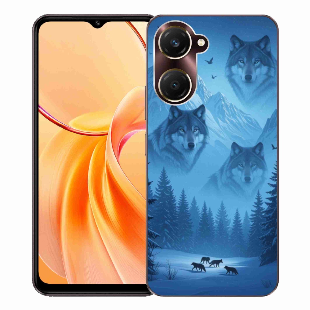 Gelový kryt mmCase na Vivo Y28s 5G - vlčí smečka