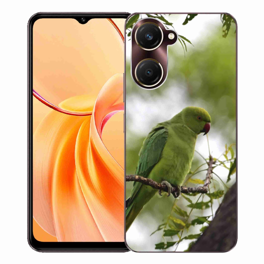 Gelový kryt mmCase na Vivo Y28s 5G - zelený papoušek