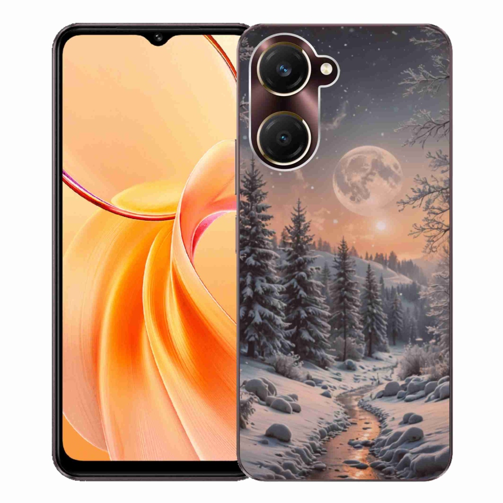Gelový kryt mmCase na Vivo Y28s 5G - zimní krajina 2