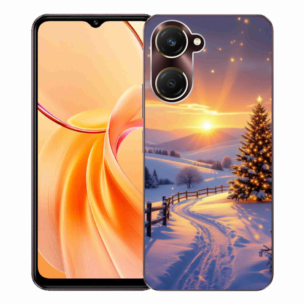 Gelový kryt mmCase na Vivo Y28s 5G - zimní krajina