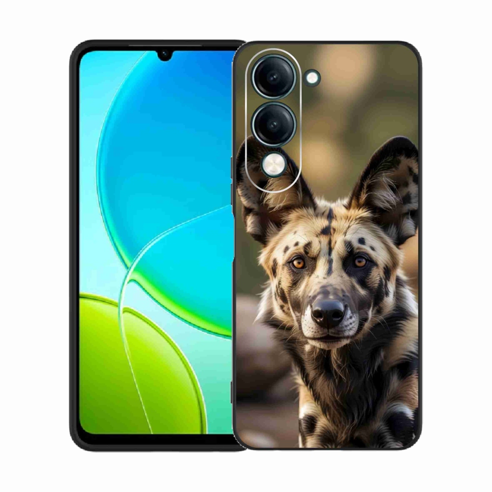 Gelový kryt mmCase na Vivo Y29S 5G - africký divoký pes