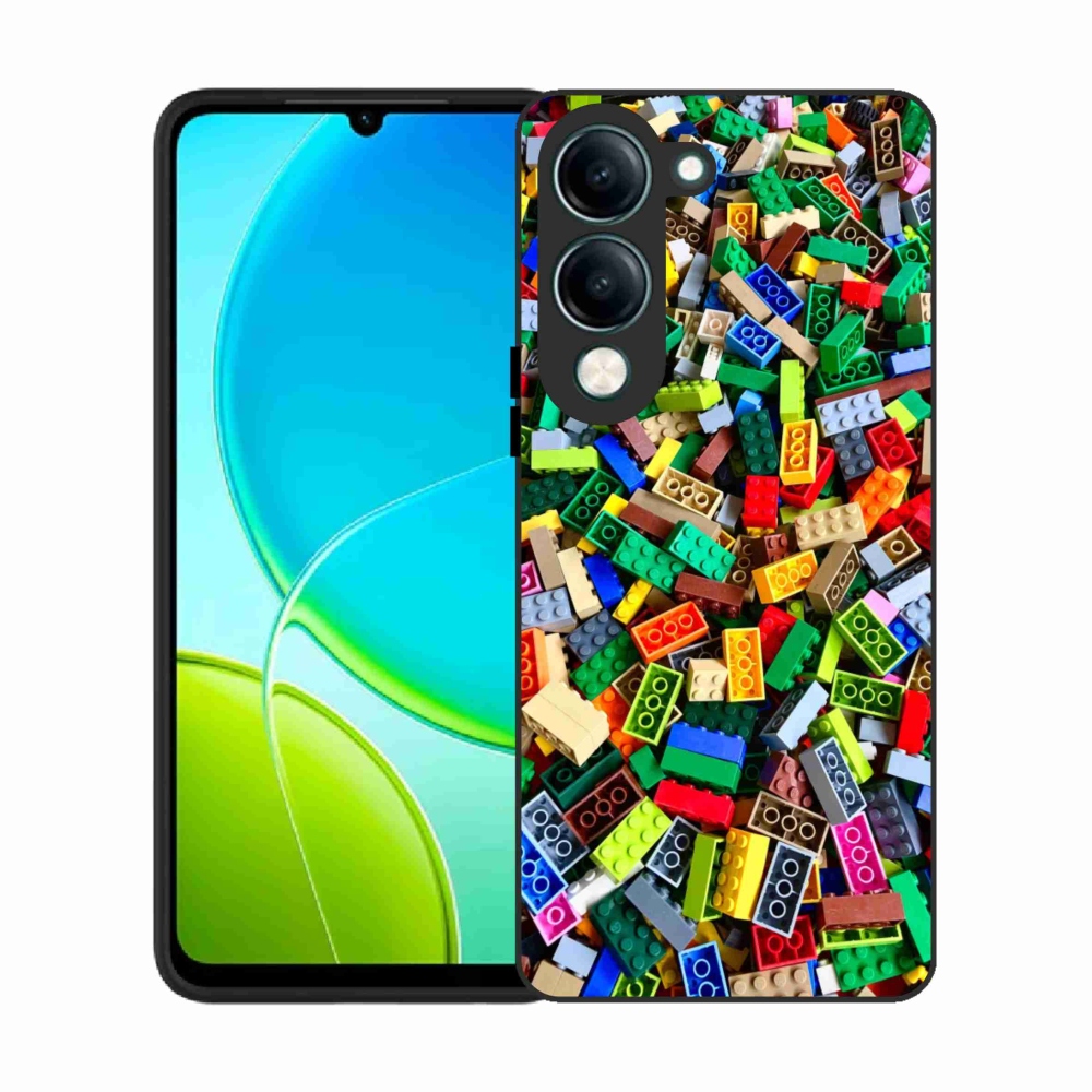Gelový kryt mmCase na Vivo Y29S 5G - barevné stavební kostky
