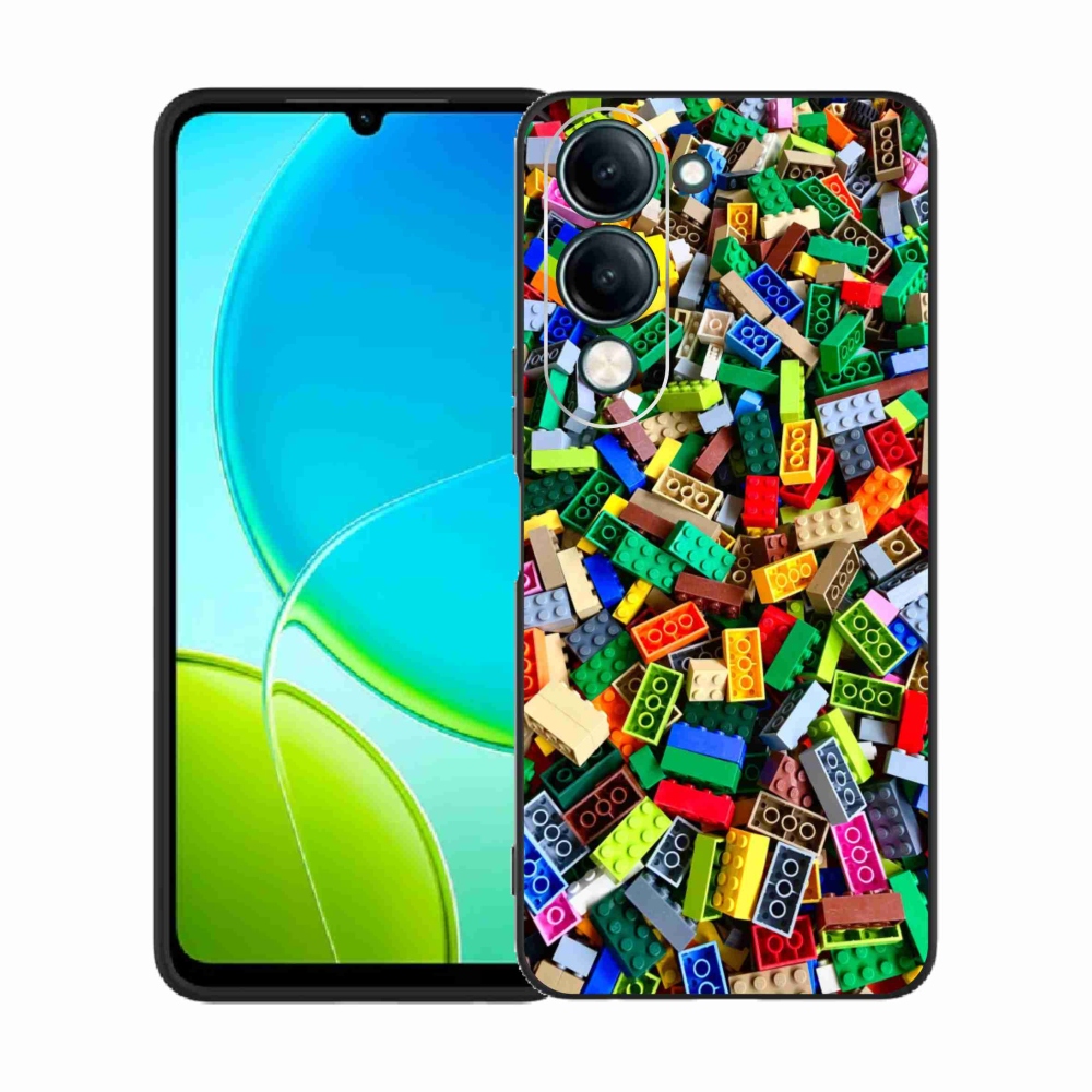 Gelový kryt mmCase na Vivo Y29S 5G - barevné stavební kostky