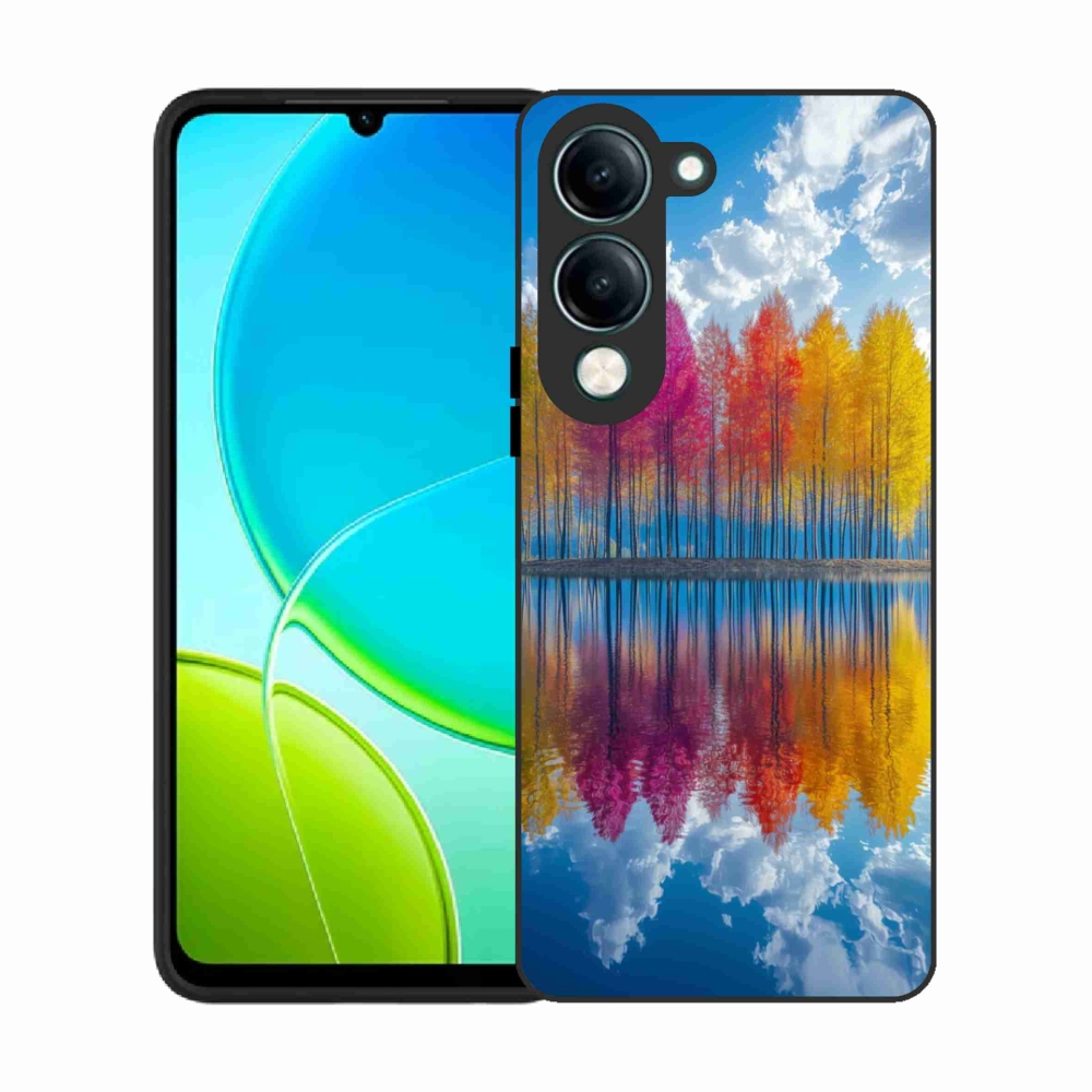 Gelový kryt mmCase na Vivo Y29S 5G - barevné stromy