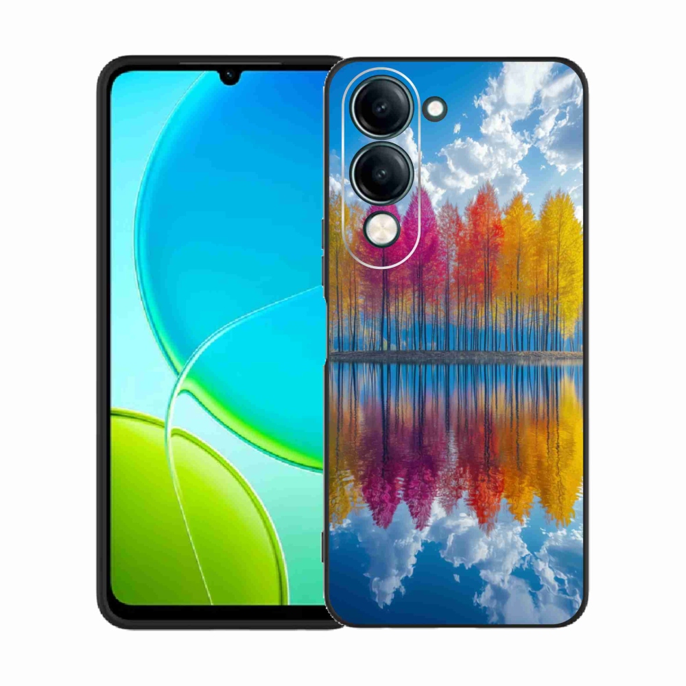Gelový kryt mmCase na Vivo Y29S 5G - barevné stromy