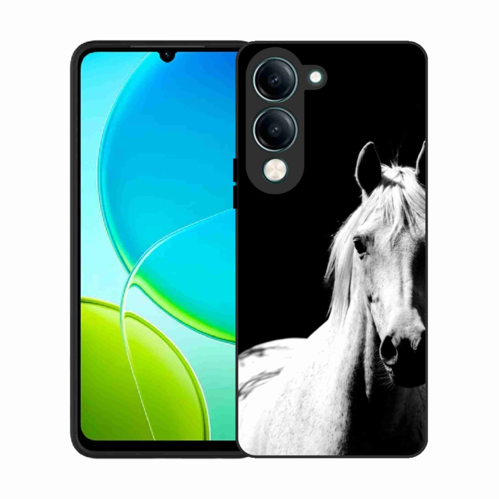 Gelový kryt mmCase na Vivo Y29S 5G - bílý kůň 5