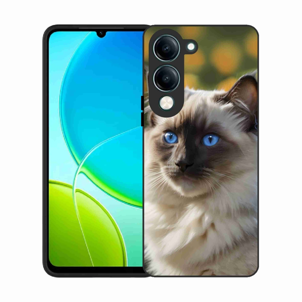 Gelový kryt mmCase na Vivo Y29S 5G - bílý ragdoll