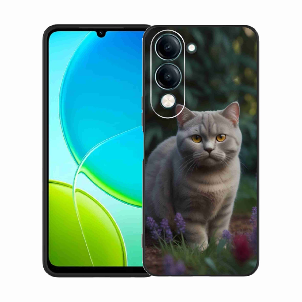 Gelový kryt mmCase na Vivo Y29S 5G - britská kočka