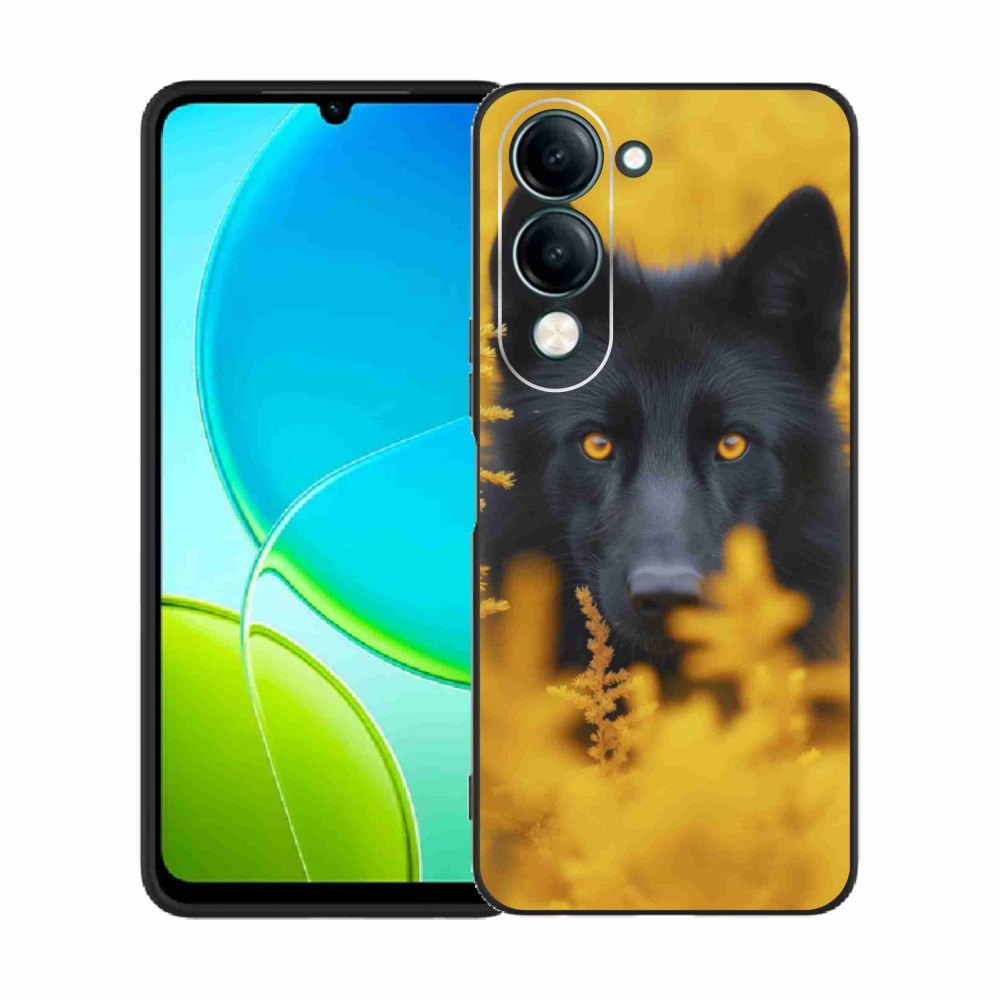 Gelový kryt mmCase na Vivo Y29S 5G - černý vlk 2