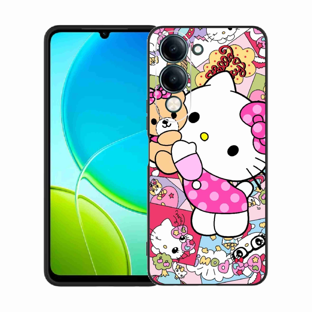 Gelový kryt mmCase na Vivo Y29S 5G - cute kitty