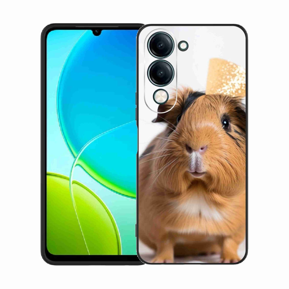 Gelový kryt mmCase na Vivo Y29S 5G - hnědé morče