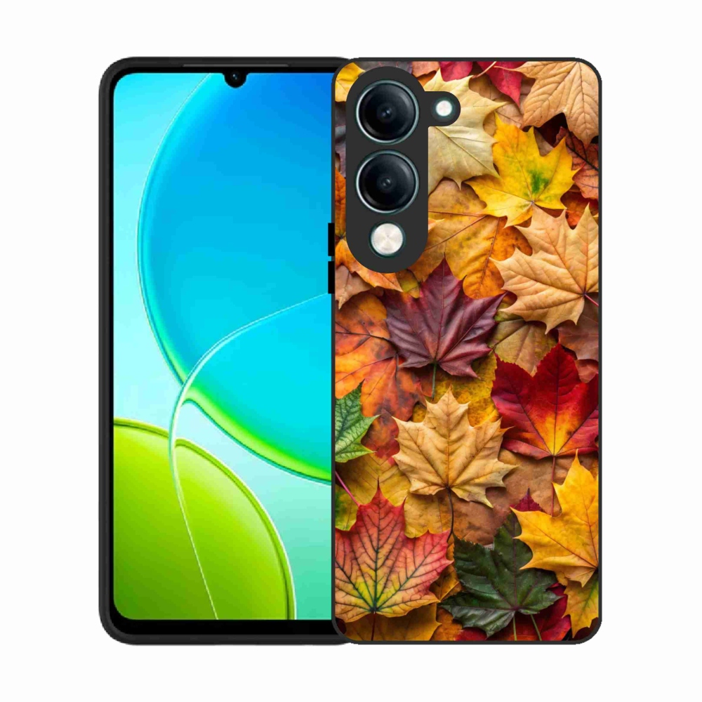 Gelový kryt mmCase na Vivo Y29S 5G - javorové listy 2