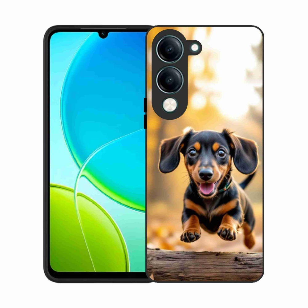 Gelový kryt mmCase na Vivo Y29S 5G - jezevčík 2