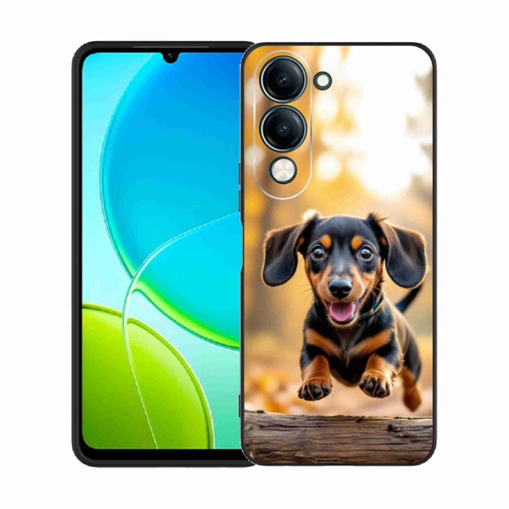 Gelový kryt mmCase na Vivo Y29S 5G - jezevčík 2