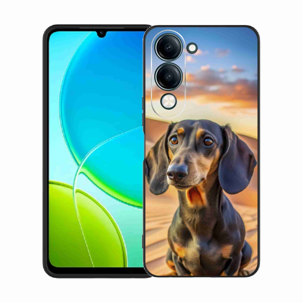 Gelový kryt mmCase na Vivo Y29S 5G - jezevčík 3 