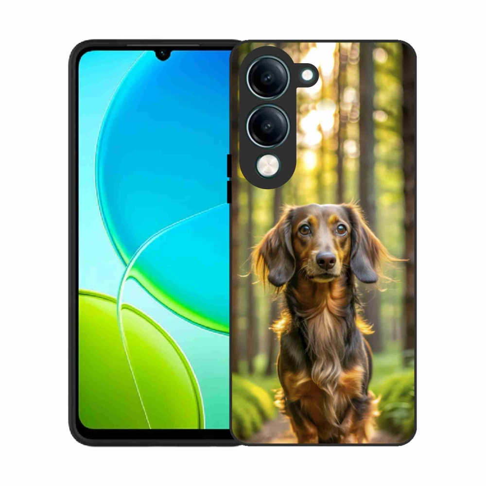 Gelový kryt mmCase na Vivo Y29S 5G - jezevčík 4