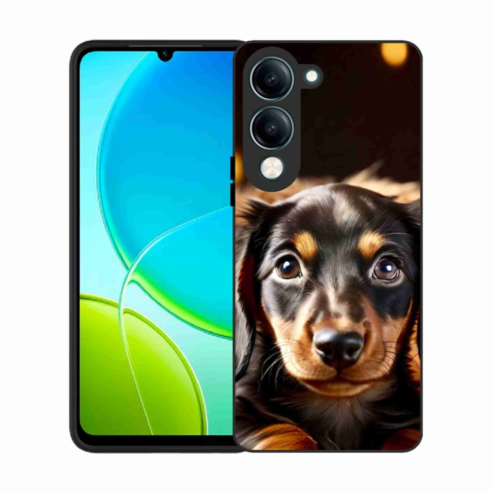 Gelový kryt mmCase na Vivo Y29S 5G - jezevčík