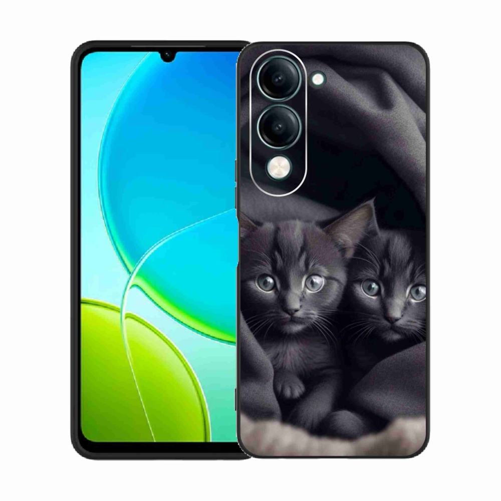 Gelový kryt mmCase na Vivo Y29S 5G - kočičí duo