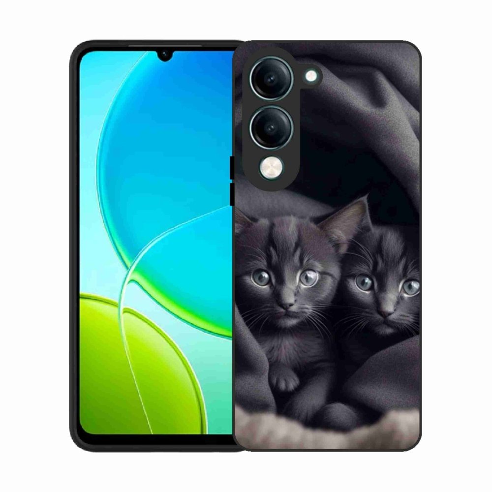 Gelový kryt mmCase na Vivo Y29S 5G - kočičí duo