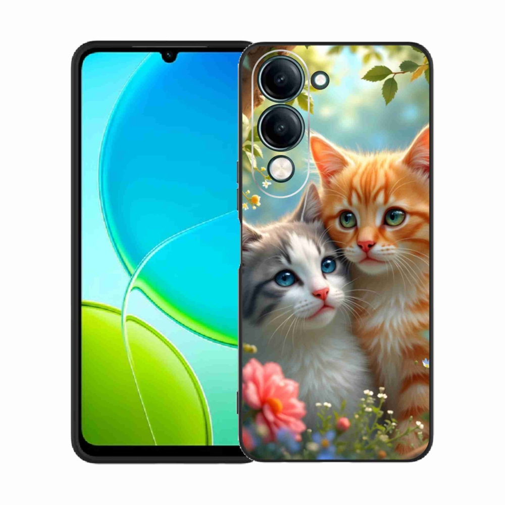 Gelový kryt mmCase na Vivo Y29S 5G - kočičí láska 2