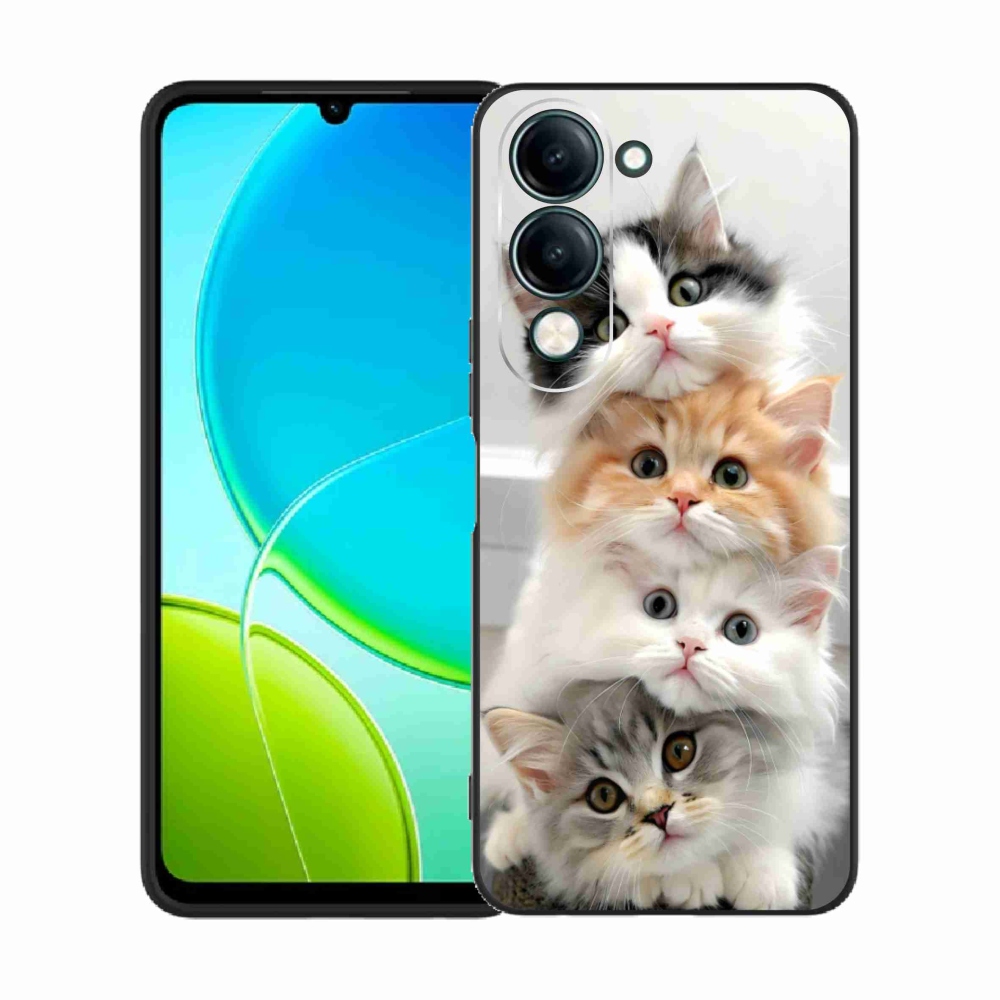 Gelový kryt mmCase na Vivo Y29S 5G - kočičí parta